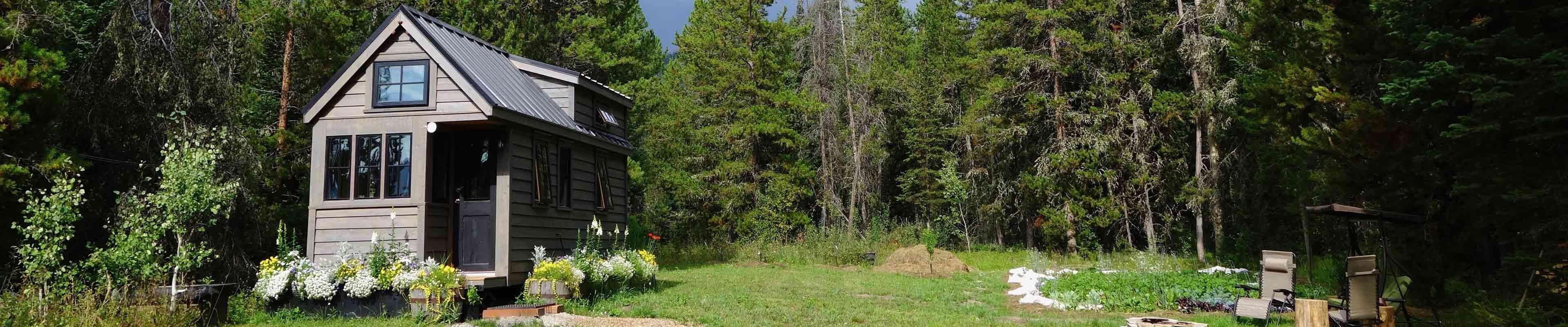 An insured tiny home on a quiet piece of land.